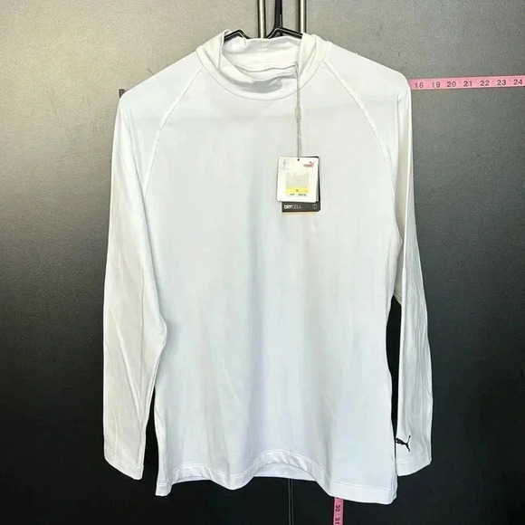 Puma Dry Cell Base Layer, moisture management,long sleeve,low turtleneck top - Picture 1 of 10